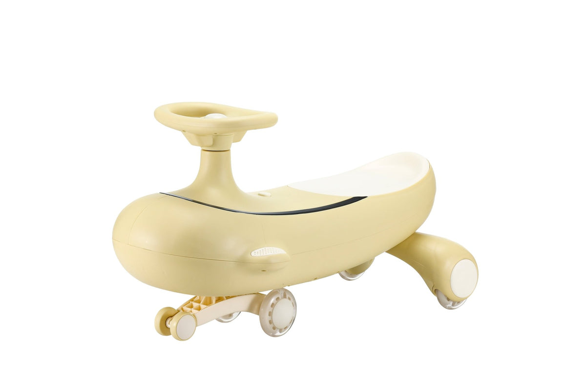 Qitong Swing Car With Music Beige QT-8106 — image 1