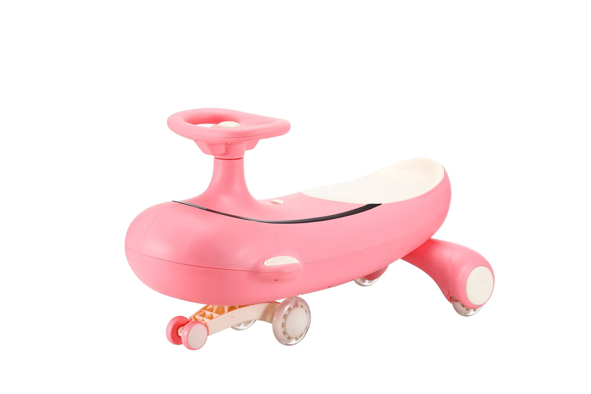 Qitong Swing Car With Music Pink QT-8106 — image 1