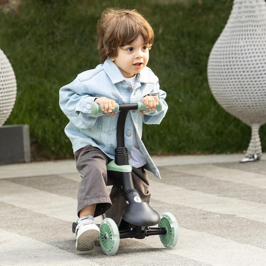 QPlay Sema EVO 5-in-1 Ride On Scooter, Pink, Ages 1–6 — image 2