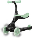 QPlay Sema EVO 5-in-1 Ride-On Scooter with LED, Green