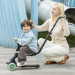 QPlay Sema EVO 5-in-1 Ride-On Scooter with LED, Green