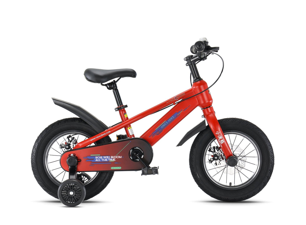 Raccoon Bicycle 14 Inch Red TN25R93 14IN - Colorland Toys