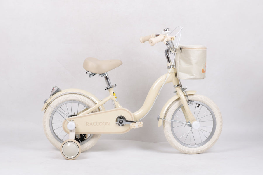 Raccoon Bicycle With Basket 14 Inch Beige TN23R06 14IN — image 11