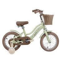 Raccoon Bicycle With Basket 16 Inch Green TN24R65 16INCH — image 1