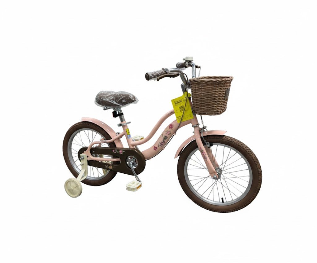 Raccoon Bicycle With Basket 16 Inch Pink TN24R65 16INCH — image 1