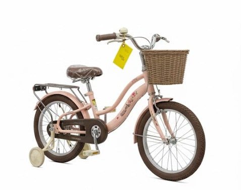 Raccoon Bicycle With Basket 16 Inch Pink TN24R74 16IN - Colorland Toys