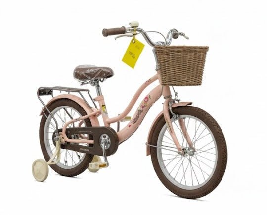 Raccoon Bicycle With Basket 16 Inch Pink TN24R74 16IN — image 1