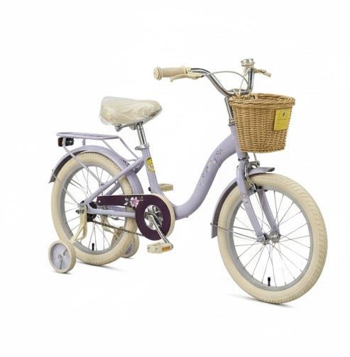 Raccoon Bicycle With Basket 16 Inch Purple TN23R06 16IN CARRIER — image 4