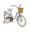 Raccoon Bicycle With Basket 16 Inch Purple TN23R06 16IN CARRIER