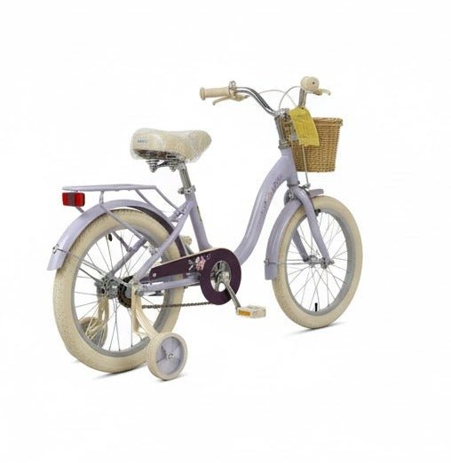 Raccoon Bicycle With Basket 16 Inch Purple TN23R06 16IN CARRIER — image 2