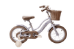 Raccoon Bicycle With Basket 16 Inch Purple TN24R65 16IN