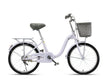 Raccoon Bicycle With Basket 20 Inch Purple TN24R78