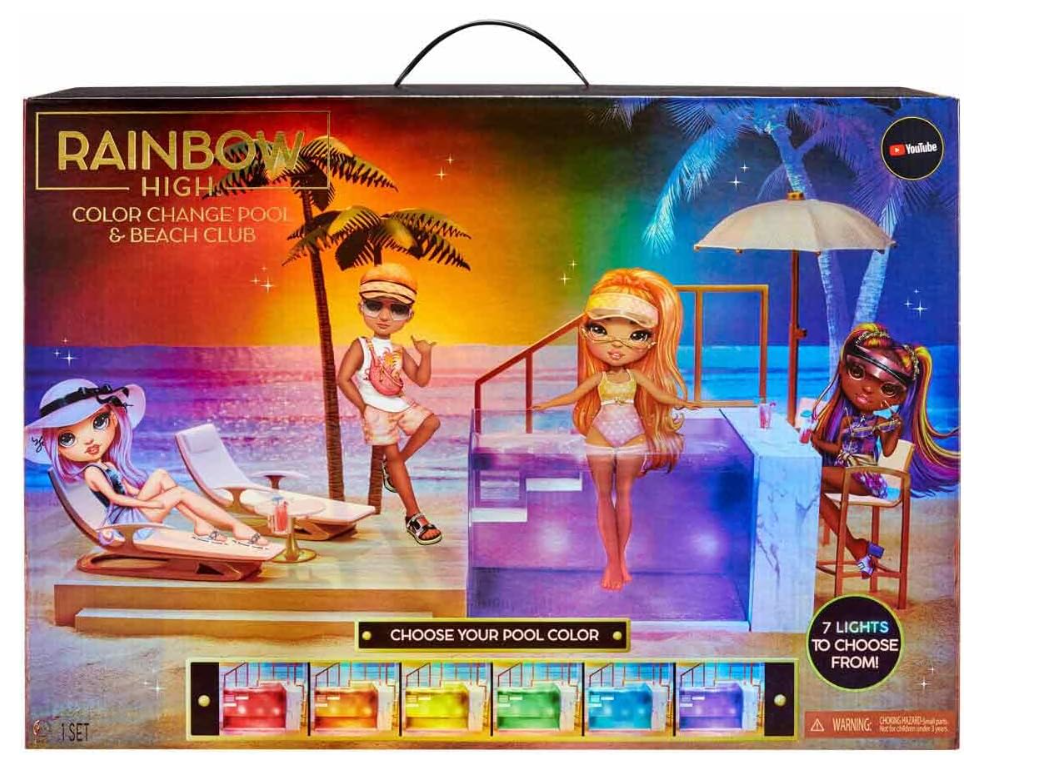 Rainbow High Color Change Pool & Beach Club Playset MGA-578475 — image 1