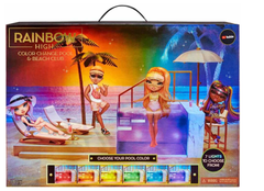 Rainbow High Color Change Pool & Beach Club Playset MGA - 578475 - Colorland Toys