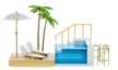 Rainbow High Color Change Pool & Beach Club Playset MGA-578475