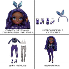 Rainbow High Krystal Bailey Indigo Fashion Doll 572114 - Colorland Toys