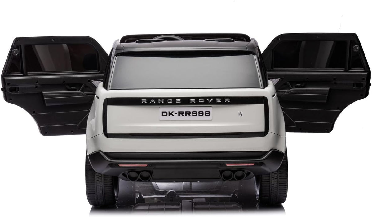 عجلات رينج روفر إيفا 12 فولت مطلية باللون الأبيض DK-RR998 — image 2
