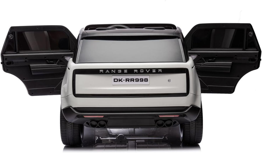 عجلات رينج روفر إيفا 12 فولت مطلية باللون الأبيض DK-RR998 — image 2