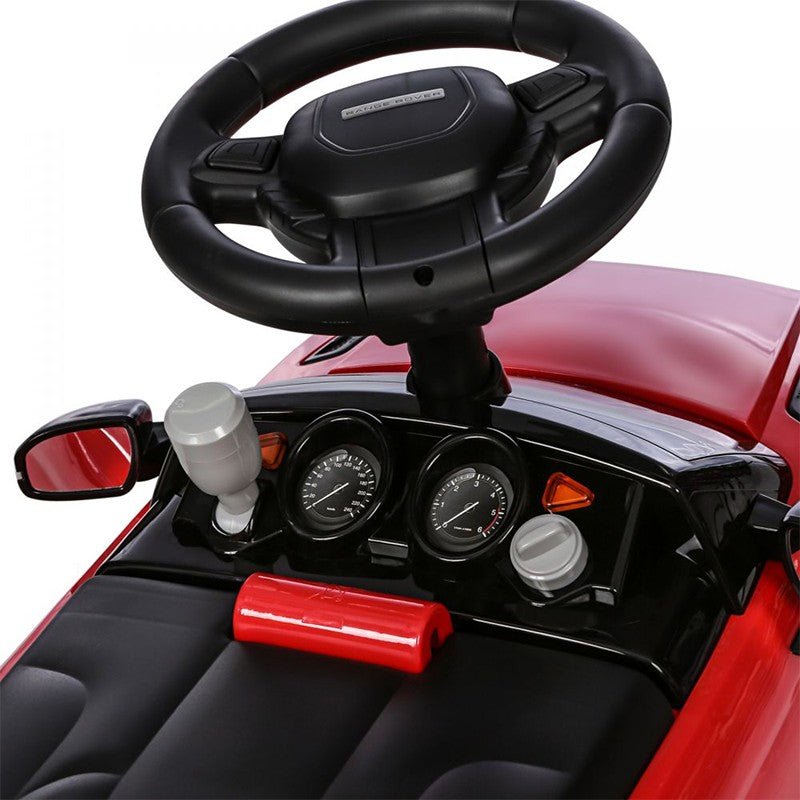 Range Rover Pushing Car Red 348B — image 4