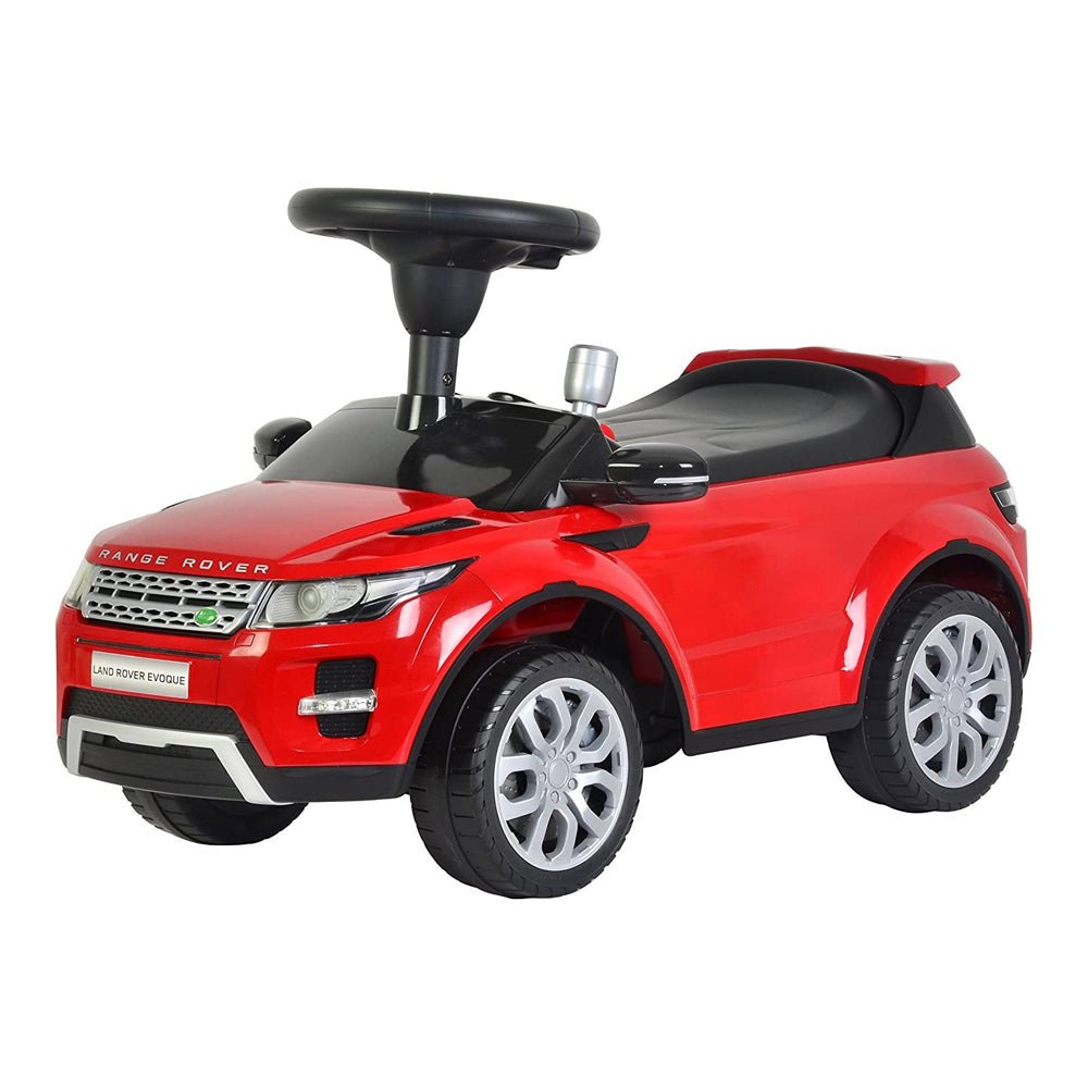 Range Rover Pushing Car Red 348B — image 1