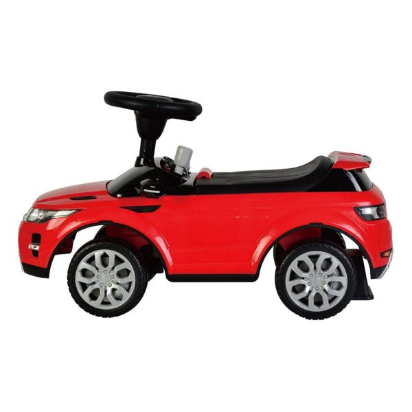 Range Rover Pushing Car Red 348B — image 3