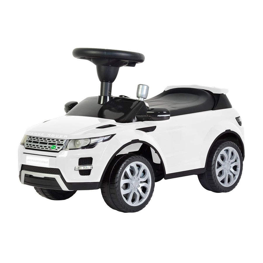 Range Rover Pushing Car White 348 — image 1