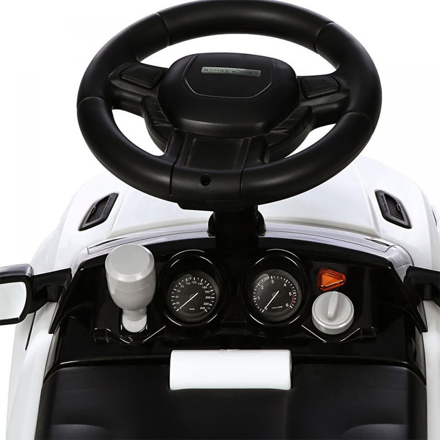 Range Rover Pushing Car White 348 — image 4