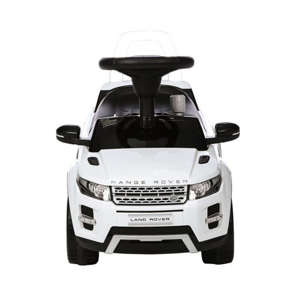 Range Rover Pushing Car White 348 — image 2