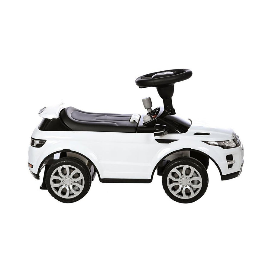 Range Rover Pushing Car White 348 — image 3