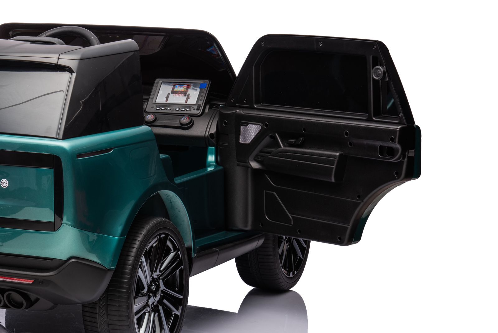 Range Rover Ride On for Kids with Eva Wheels 12V/4M Painted, Green - Colorland Toys