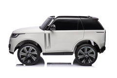 Range Rover Ride On for Kids with Eva Wheels 12V/4M Painted, White - Colorland Toys