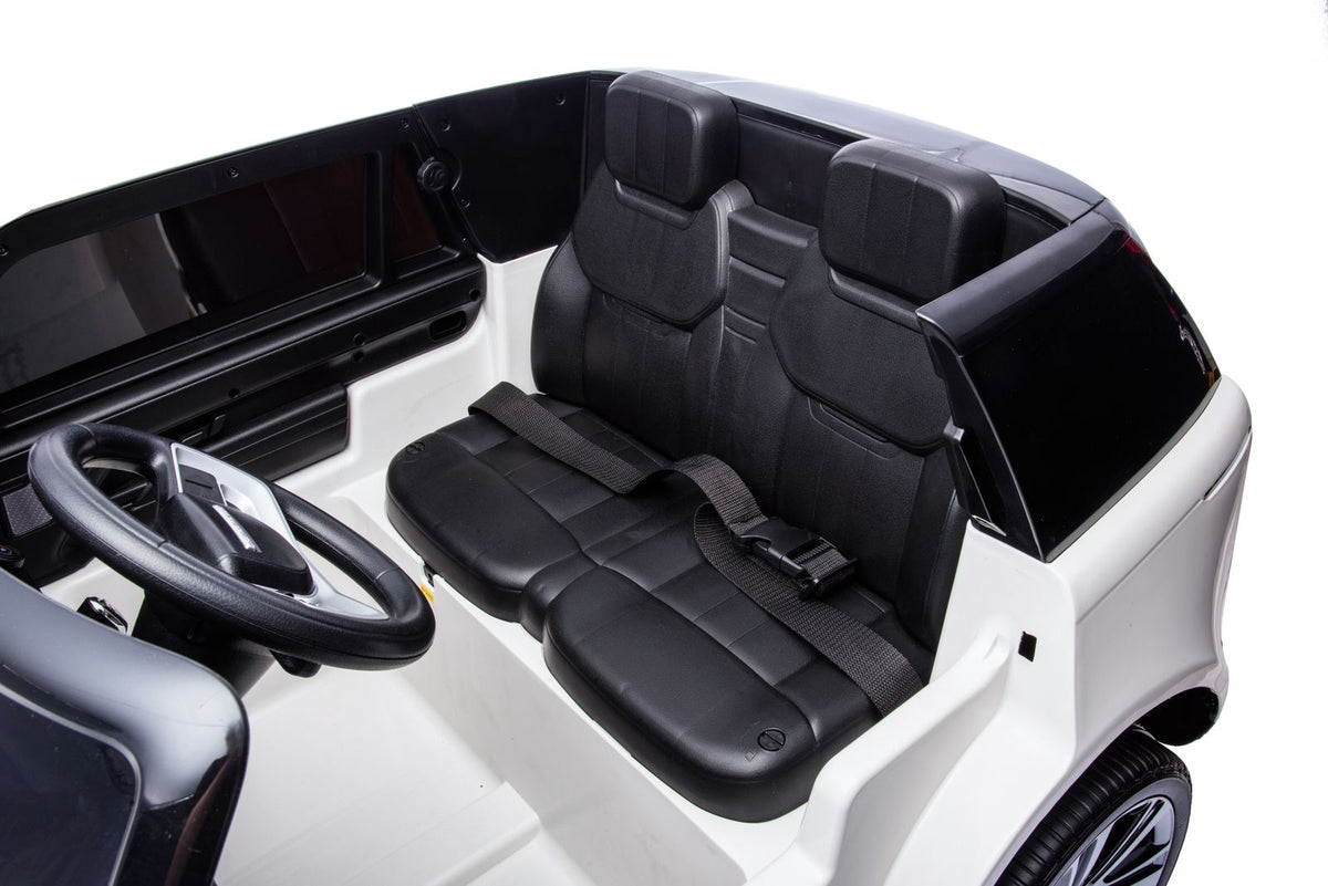 Range Rover Ride On for Kids with Eva Wheels 12V/4M Painted, White — image 4
