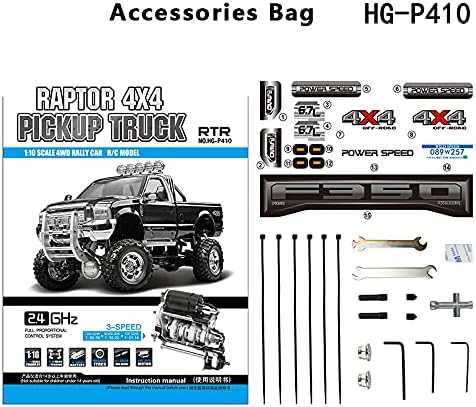 Raptor 4x4 Pickup Truck 1:10 Scale 4WD Rally RC Car - Colorland Toys