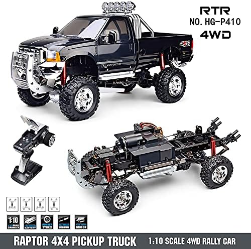 Raptor 4x4 Pickup Truck 1:10 Scale 4WD Rally RC Car - Colorland Toys
