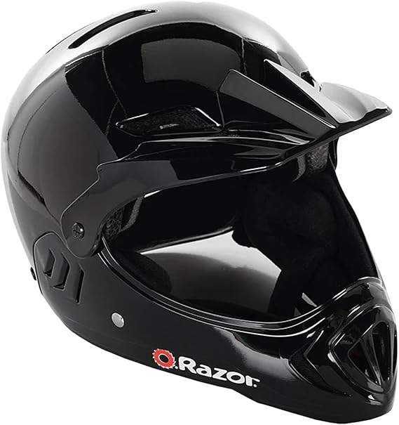 Razor Child Fullface Gloss Helmet Black - Colorland Toys