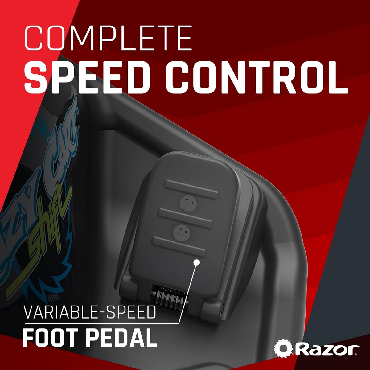 عربة Razor Crazy Cart Shift 2.0 زرقاء 25173840 — image 10