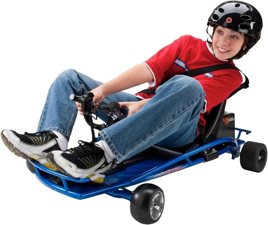 Razor Ground Force Drifter Electric Ride-On Kart Blue – 19 km/h — image 1