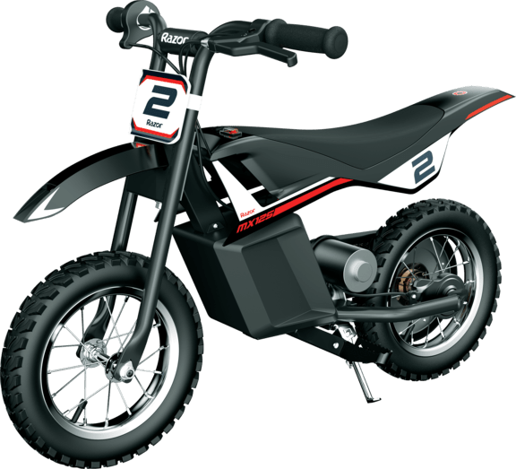 Razor MX125 Dirt Rocket Motorbike Black 15173858 - Colorland Toys