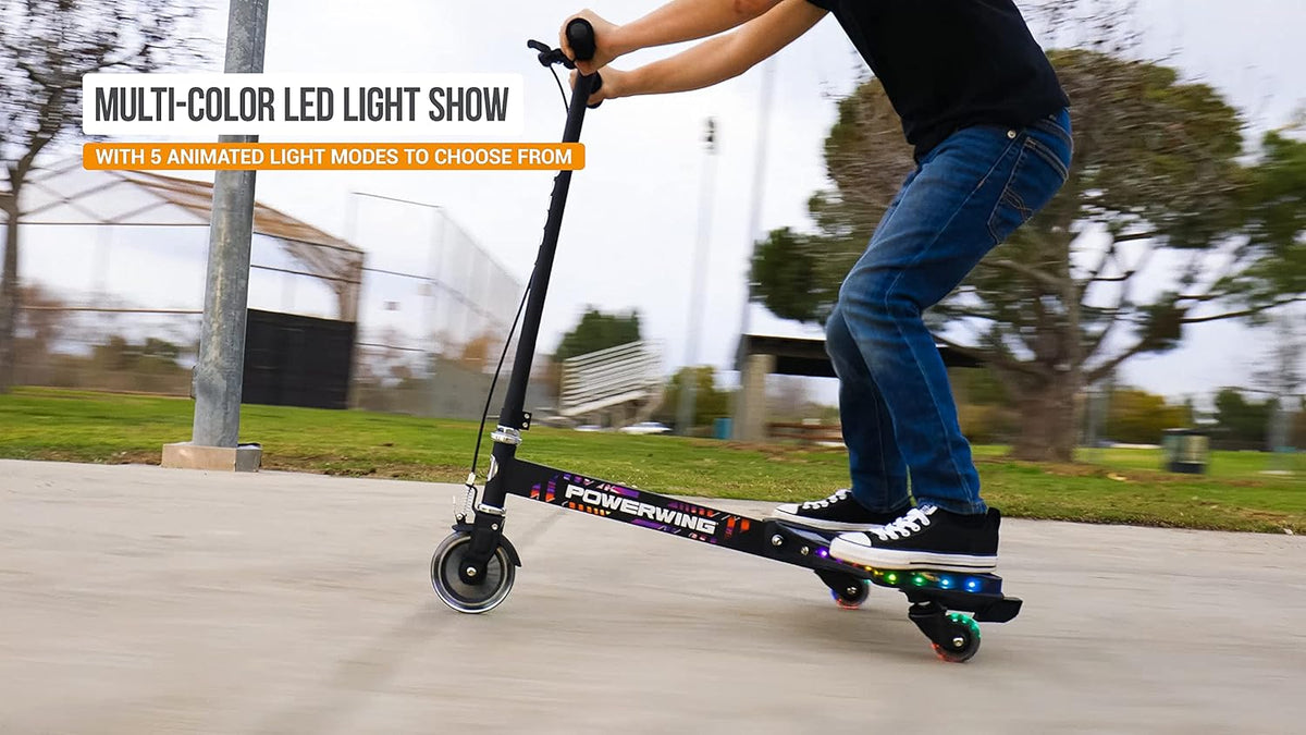 Razor PowerWing Lightshow Caster Scooter 20073315 — image 1