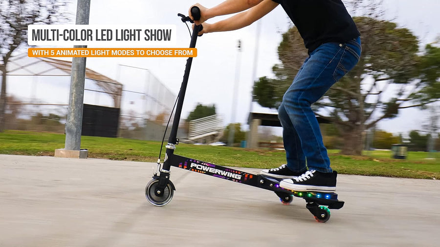 Razor PowerWing Lightshow Caster Scooter 20073315 — image 1