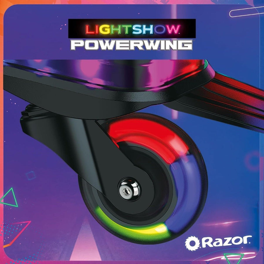 Razor PowerWing Lightshow Caster Scooter 20073315 — image 7