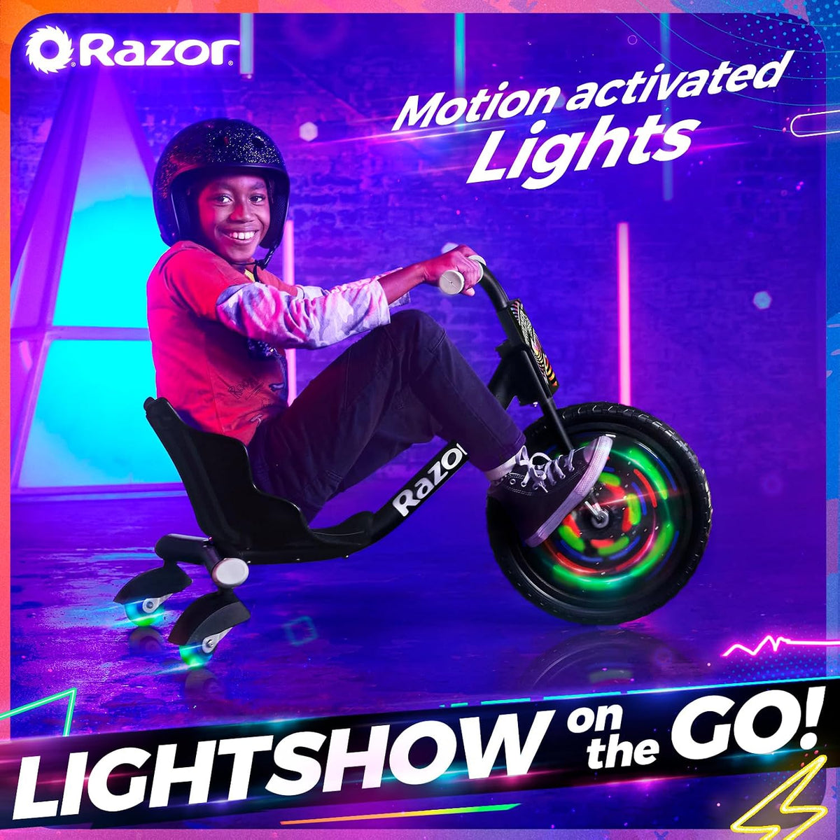 Razor RipRider 360 Lightshow Trike — image 9