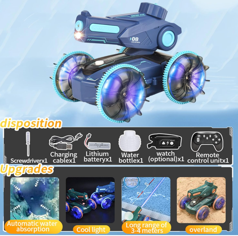 RC Amphibious Stunt Car HB-FG01/02/03 — image 2