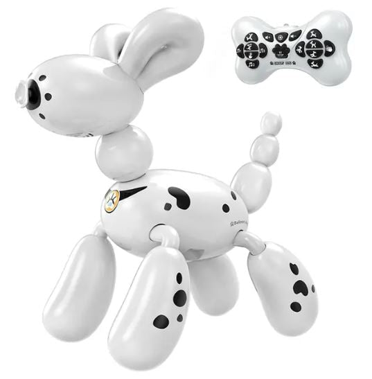 RC Intelligent Programming Balloon Dog White — image 1