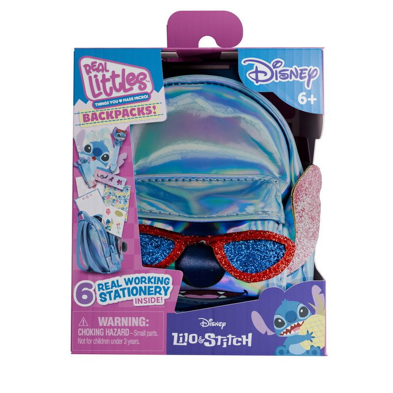 Real Littles Stitch Back Pack with Stationery 25582 - Assorted - Colorland Toys