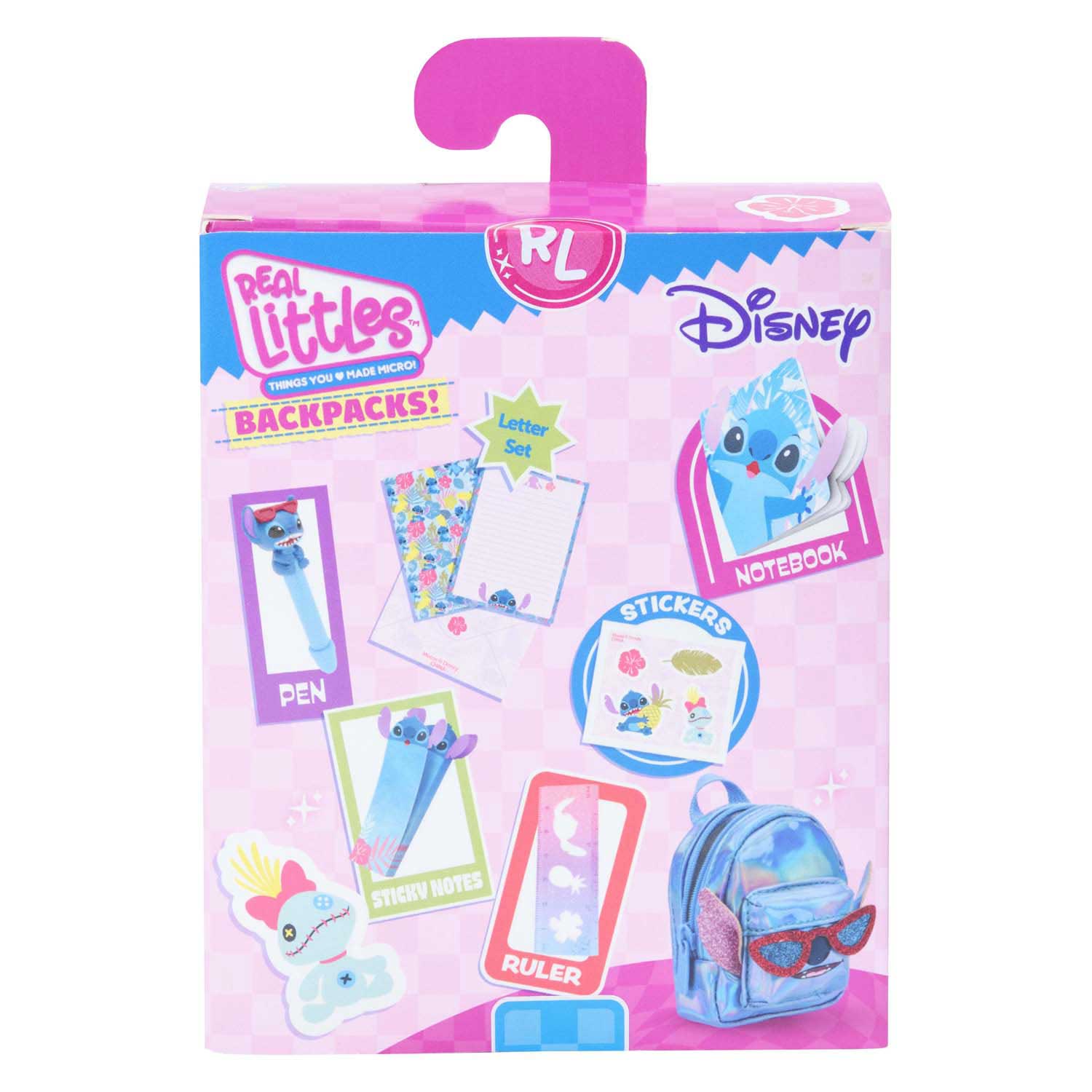 Real Littles Stitch Back Pack with Stationery 25582 - Assorted - Colorland Toys
