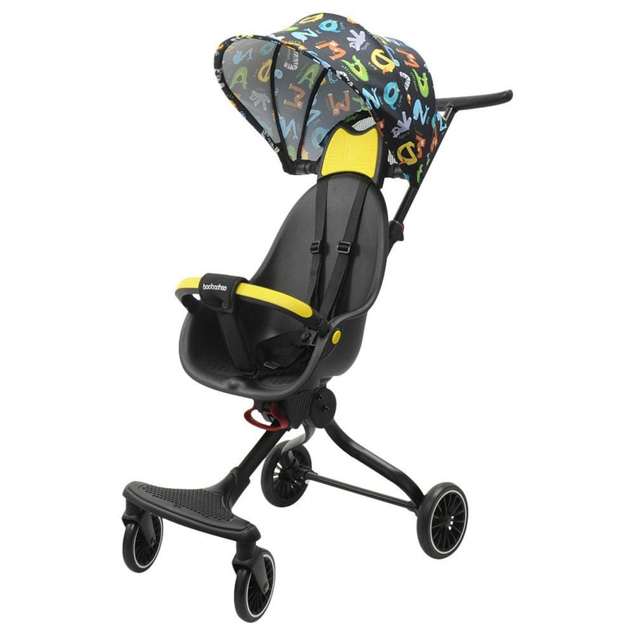 Reclining Baby Stroller Yellow S4855 V13 — image 1