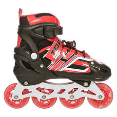Top Gear Roller Skate Shoes 34-37 Red TG-9006 - Colorland Toys