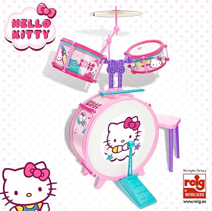 Reig Hello Kitty Drums Set With Stool 1491 — image 3