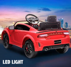 Ride On Car Dodge Challenger SRT 12V/2M, Red - Colorland Toys